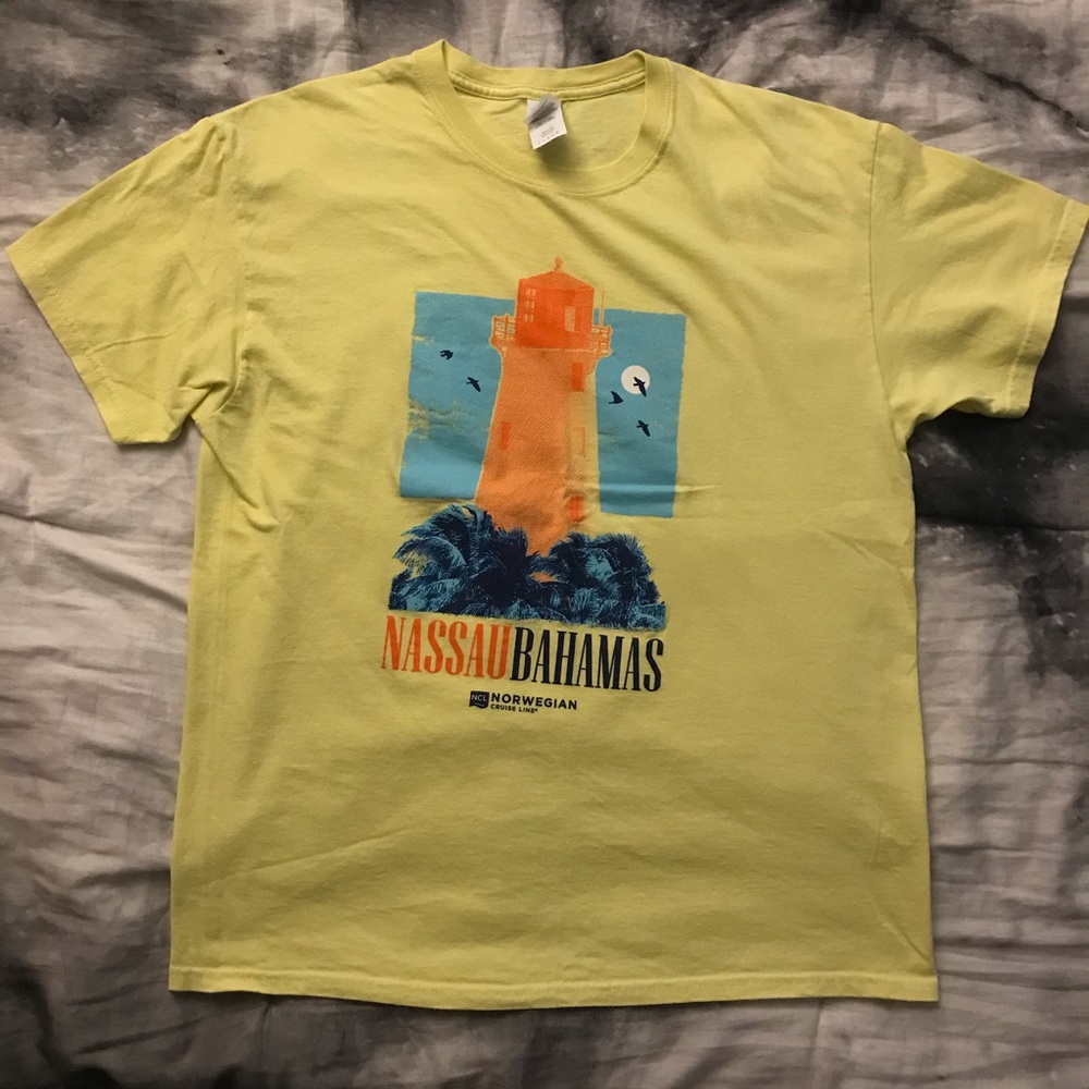 neon yellow tee